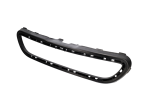 Cadre de retenue central de pare-chocs avant, noir. Porsche 981 Boxster 2012>2016 - 98150556901, 981505569011E0