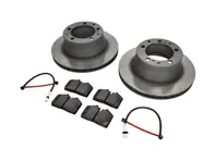 Pack plaquettes et disques de frein arrière. Porsche 944 S2 3.0L 16V 1989-91 Sebro - 95135204105, 94461236502, 96435193903, 95135193908, 95135204102