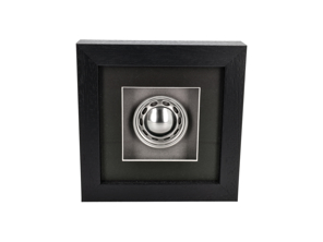 Modello di ruota in acciaio 356 in scala 1:8 fatto a mano con coprimozzo - Assemblato a mano e incorniciato - 35668021, 64468101, 6446810110, 6446810111, 644681101, PCG36100200 - BFWH356AOPEN