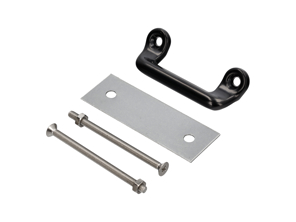 Crochet de verrouillage de sangle de siège arrière, noir. Porsche 911 1965-79 - 90155580120, 477885761, 477885761A - A167588774, C781A, 1689550200