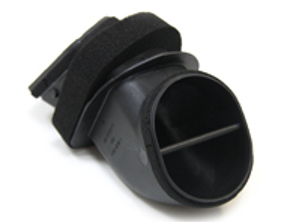 Codo de aire caliente, superior. Porsche 964 / 993 - 96457204600, 96457204500