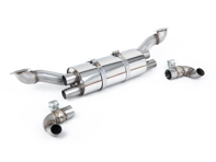 Milltek Sport exhaust rear silencer for Porsche Sports Exhaust (PSE). Porsche 991.1 Carrera 2S / Carrera 4S