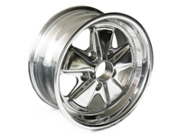 15' Ultralite Chrome Fuchs Style Alloy Wheels 7.0J ET23.3 For Porsche Car - MX170015NPO