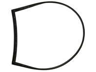 Rear 1/4 window seal (inner). Porsche 356 COUPE - 64454390500, 64454390300, 64454390400 - 356100, 356101, 1686000370, 1686000380