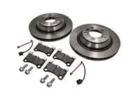 Bremsbeläge und Bremsscheibenpaket hinten. Porsche Cayenne 957 TURBO - 95835240150, 95535293966