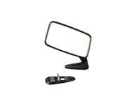 Door Mirror Rectangle in Black. LARGE. Porsche 911 1974-77 - 91173101407, 91173101307, 91173101301, 91173101410, 91173101310 - MRS11.1.103 R, MRS11.1.103 L