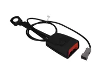 Verriegelung des vorderen Sicherheitsgurtschlosses mit Druckknopf. Porsche 991 / Boxster / Cayman RHD - 99180318402, 99180318305