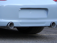 Terminali di scarico per modelli Porsche 997 con bodykit look classico