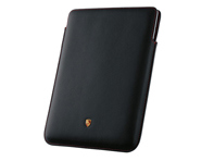 Étui Porsche pour iPad Air, cuir noir avec coutures rouges - WAP0300140F