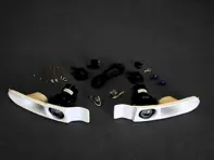 Vordere Bremsluftkanäle im Turbo-S-Stil mit Nebelscheinwerfern. Porsche 993 - 99363198000, 99363198001