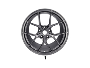 Titan 7 Forged T-S5 Split 5 Spoke Alloy Wheel Rear Satin Titanium 10 x 19. Porsche  987 / 981 / 718 - TS501910035513071ST