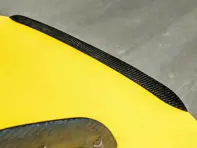 Mini-Gurney-Flap für OEM-Flügel aus trockenem Carbon. Porsche 718 Cayman GT4 RS - SRMGFOEM