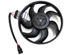 Ventilateur à eau du radiateur DC. Porsche 955 Cayenne / 957 Cayenne - 95562413401, 95562413400, 95562414600