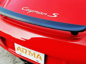 Aileron Arrière Style Usine Porsche 987C Cayman - 1CCPS10B021