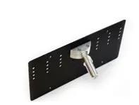 Ricevitore gancio traino Rennline - Supporto targa ricavato dal pieno. Porsche 981 - E1070.117 981, E1070.117 981 EURO, E1070.117981, E1070117981, E1070117981EURO