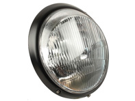 Headlamp, black rim. Porsche 911 1969-86 (non leveling type) LHD CARS - 91163111302, 911.631.113.02 - EP092822, 1695100200