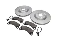 FRONT Brakes Disc Ø: 350 mm and Brake Pads Package. Porsche Macan 3.0L - 95B615301T, 95B615302R, 971698151AD, 95B907253