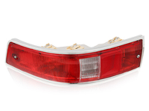 Hintere Blinkereinheit & Streuscheibe aus Metall (SWB). Porsche 911/912 1963-68 USA - 90163140401, 90163140301