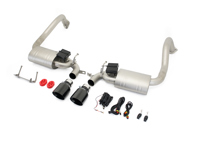 Titanium Switchable Sports Exhaust - Cat-Back - for Porsche 718 (982) Boxster / Cayman 2017>> - 982251051D, 982251051K, 982251051F, 982251051G, 982251051J, 982251051L, 982251052E, 982251052F, 982251052G, 982251052J, 982251052L