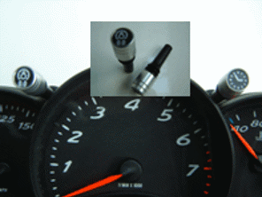 Uhren- und Auslöselegierungsknöpfe. Porsche 996 / 986 - Cs996