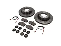 HINTERE Bremsbeläge und Bremsscheibenpaket. Porsche 987 Boxster S / Cayman S - 98635293911, 98635240301, 98735240301, 98735240300, 98735293901, 98735293900, 99635208602, 98635293911BRE, 98661236501, 98635240301BRE, 99635208600