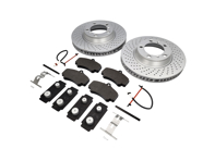 FRONT Brake Pads and Brake Disc Package Porsche 997 C2S Zimmermann - 99635140904, 99635140903, 99635141004, 99635141003, 99635194913, 99761275701, 99761267801, 99635108901, 99635195911